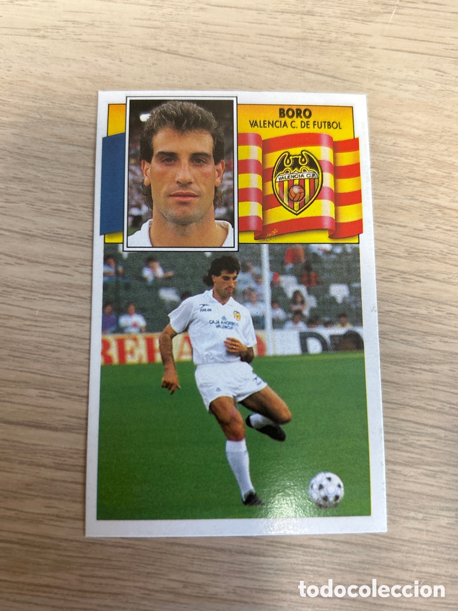 Cromos de f&uacute;tbol: BORO VALENCIA LIGA ESTE 1990 1991 90 91 NUNCA PEGADO SIN PEGAR