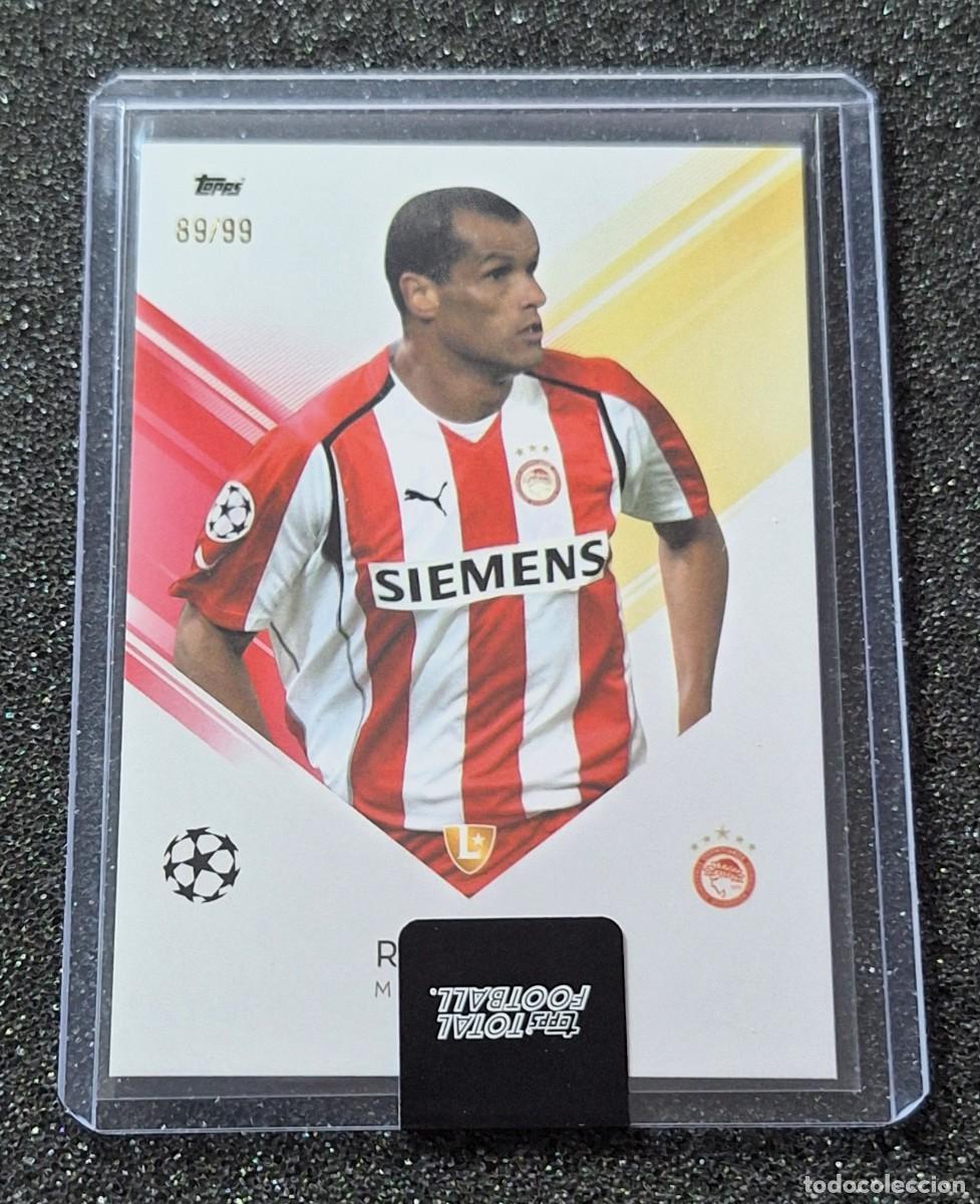 Cromos de f&uacute;tbol: Rivaldo Olympiacos Topps Total Football 89/99