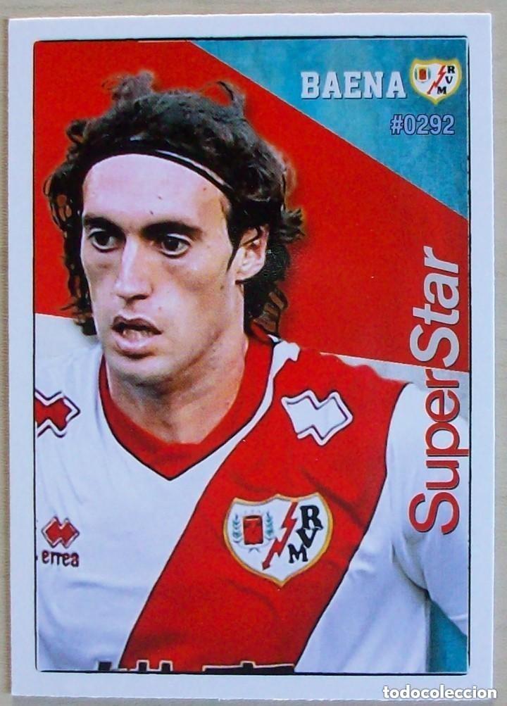 Cromos de f&uacute;tbol: 292 BAENA SUPERSTAR RAYO VALLECANO FICHAS ALBUM MUNDICROMO 2015 2016 15 16