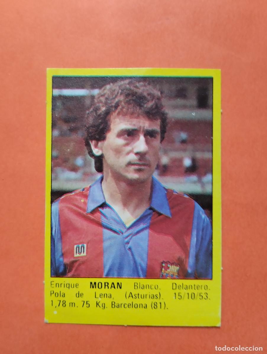 Football Stickers: CROMO ROLLAN SUPER FUTBOL 84 MORAN (FC BARCELONA) - LIGA 1983 1984 - DESPEGADO - BAR&Ccedil;A
