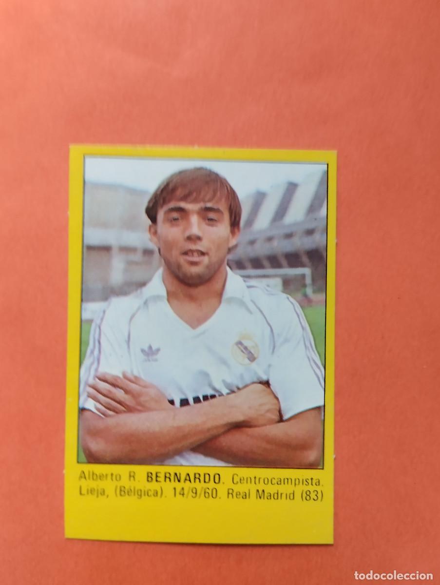 Cromos de f&uacute;tbol: CROMO ROLLAN SUPER FUTBOL 84 BERNARDO (REAL MADRID) - LIGA 1983 1984 - DESPEGADO
