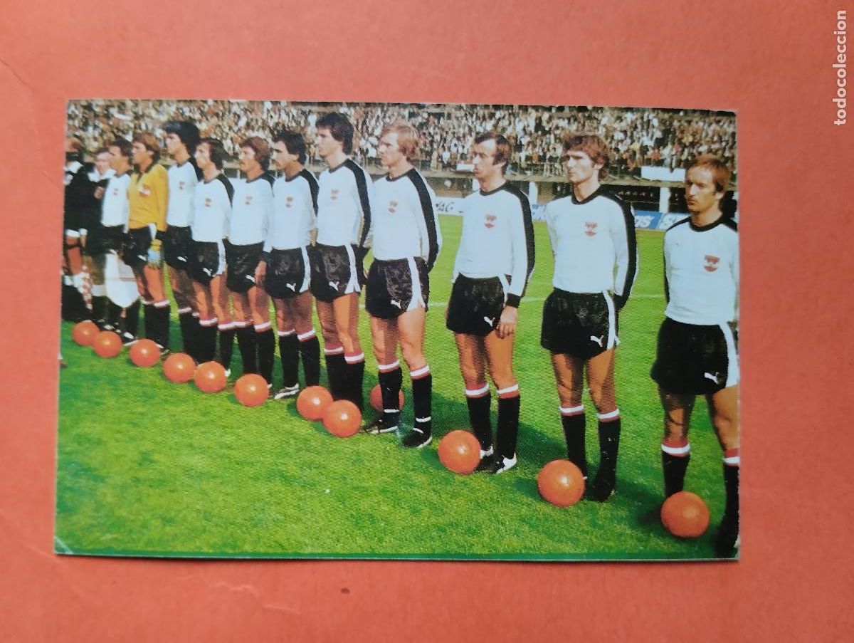 Cromos de f&uacute;tbol: CROMO CATALUNYA MUNDIAL 82 N&ordm; 36 AUSTRIA - DESPEGADO - WORLD CUP 1982