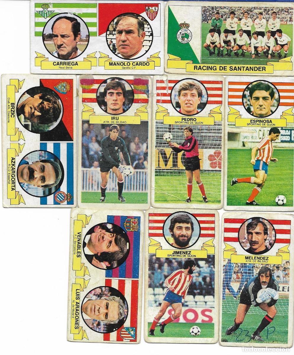 Figurine di Calcio: LIGA ESTE 85/86 8 CROMOS CON ENTRENADORES DESPEGADOS