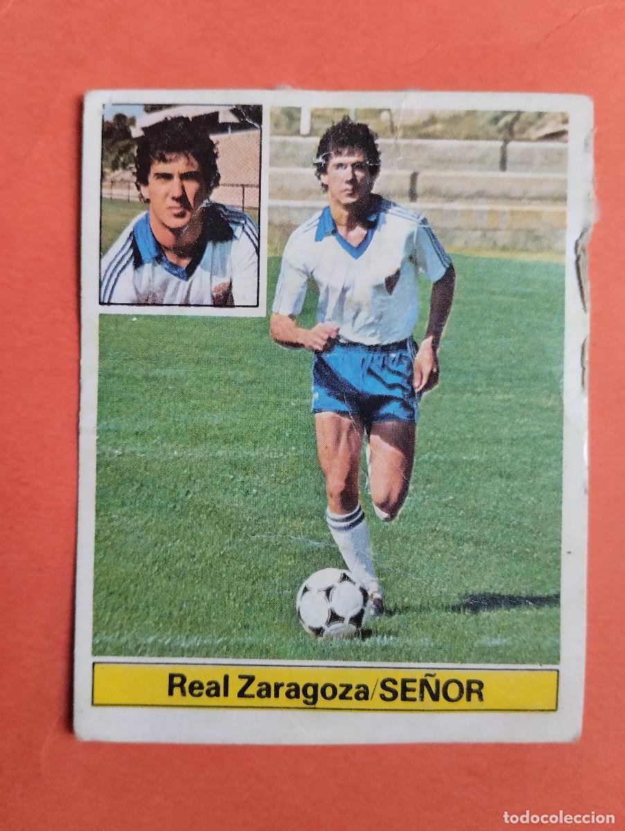 Cromos de Futebol: CROMO SE&Ntilde;OR REAL ZARAGOZA FICHAJE 26 LIGA ESTE 1981/82 81 82 DESPEGADO