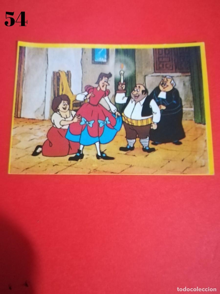 Cromos de f&uacute;tbol: Cromo n.54 Don quijote de la mancha - danone - sin pegar