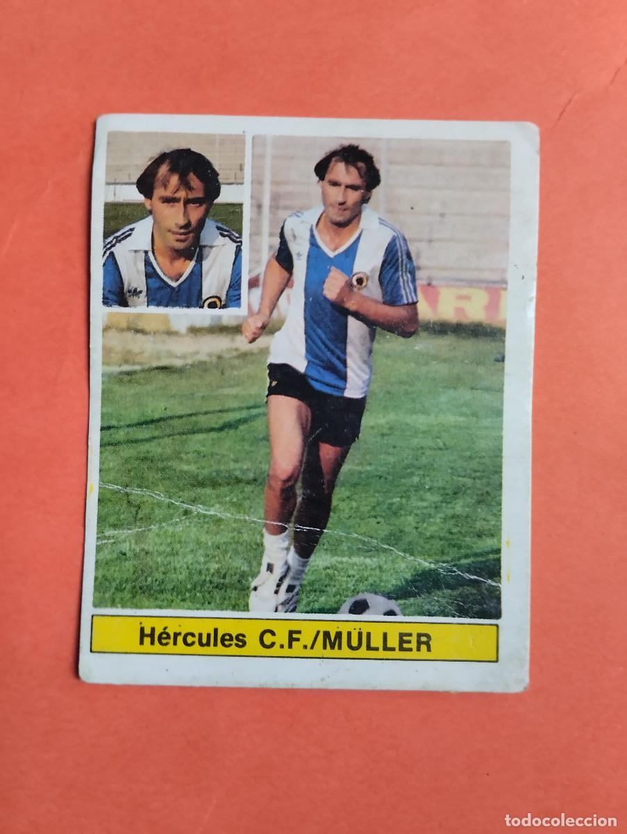 Cromos de f&uacute;tbol: LIGA ESTE 1981 1982 81 82 EDICIONES ESTE FICHAJE MULLER HERCULES DESPEGADO
