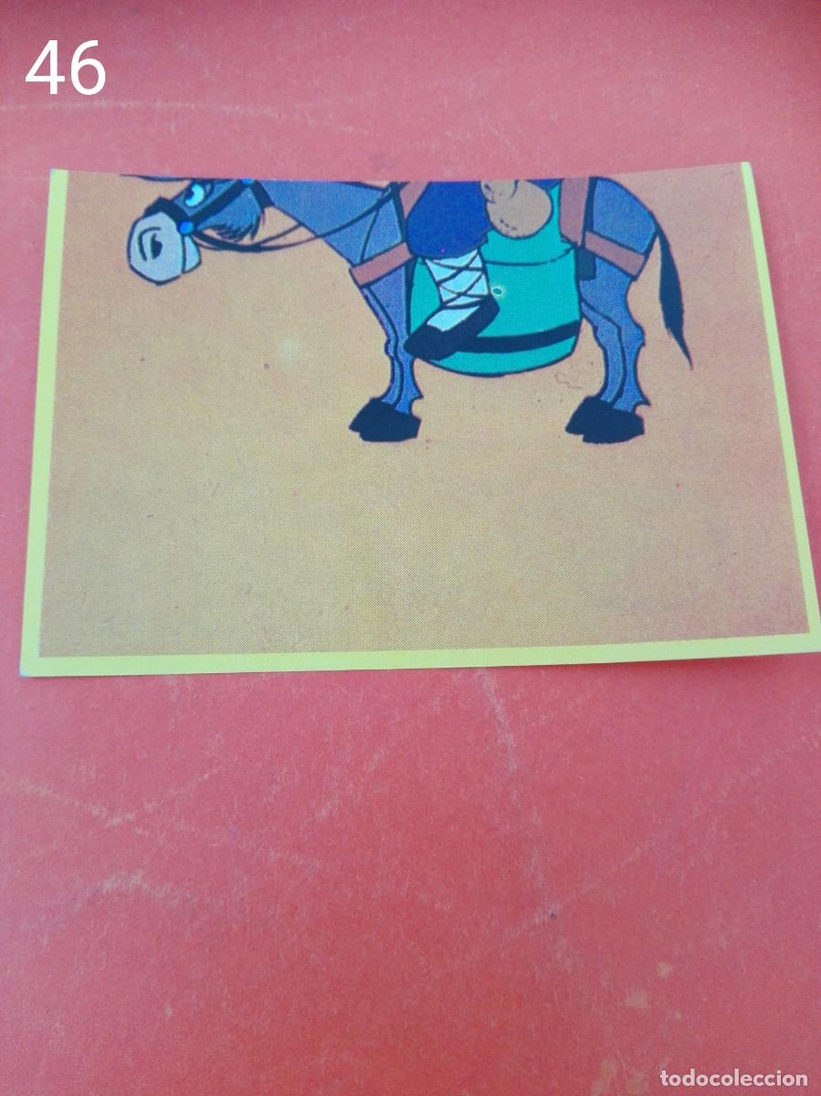 Cromos de f&uacute;tbol: Cromo n.46 Don quijote de la mancha - danone - sin pegar