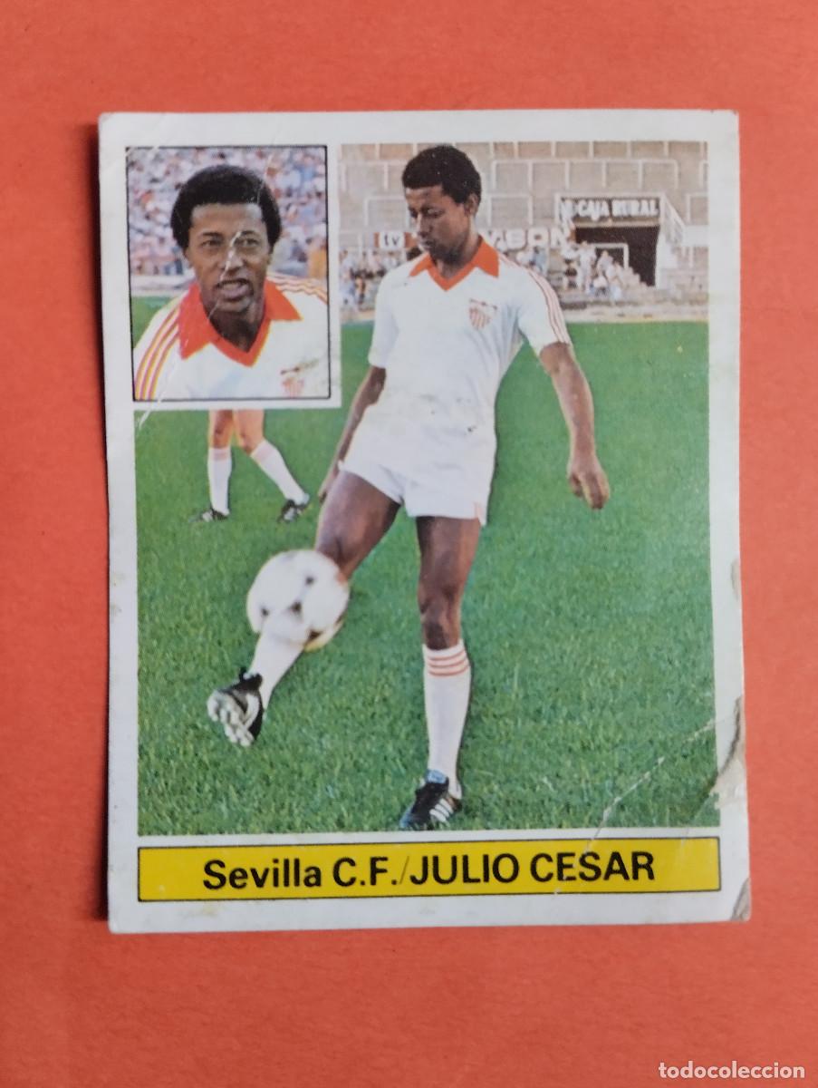 Cromos de f&uacute;tbol: CROMO ALBUM LIGA ESTE 81 82 FICHAJE N&ordm; 24 JULIO CESAR (SEVILLA) - DESPEGADO - 1981 1982