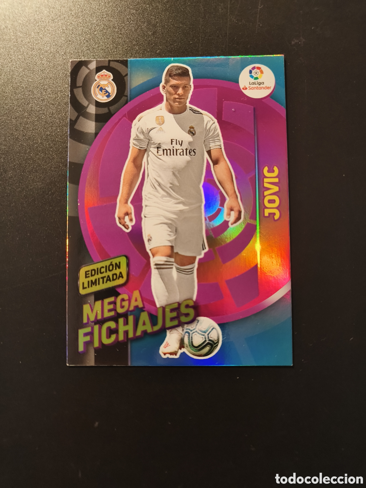 Cromos de f&uacute;tbol: Megacracks 2019/20 Jovic Real Madrid EDICION LIMITADA MEGA FICHAJES