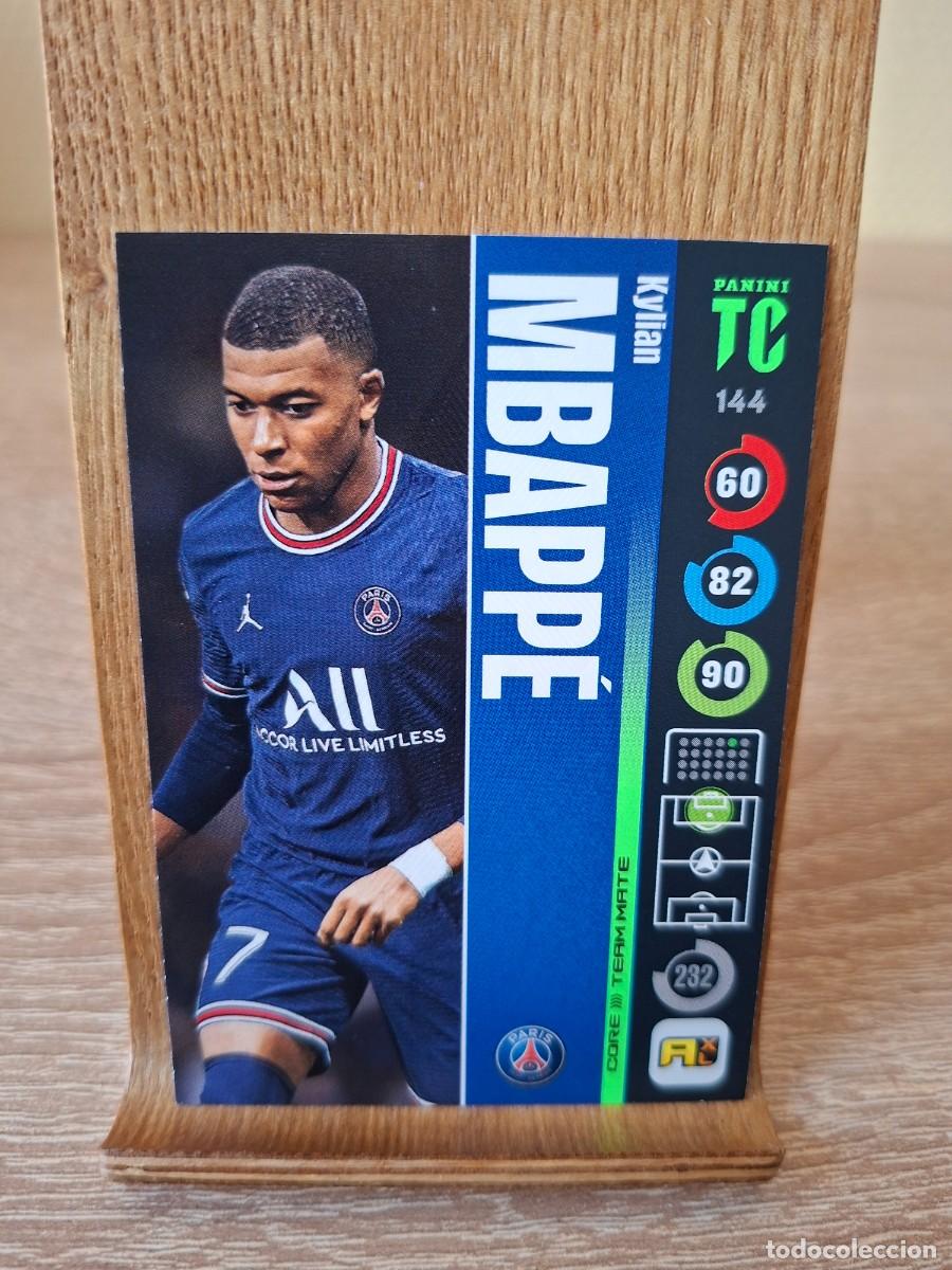 Cromos de f&uacute;tbol: Mbappe #144 PSG Top Class 2022 Adrenalyn XL Team Mate