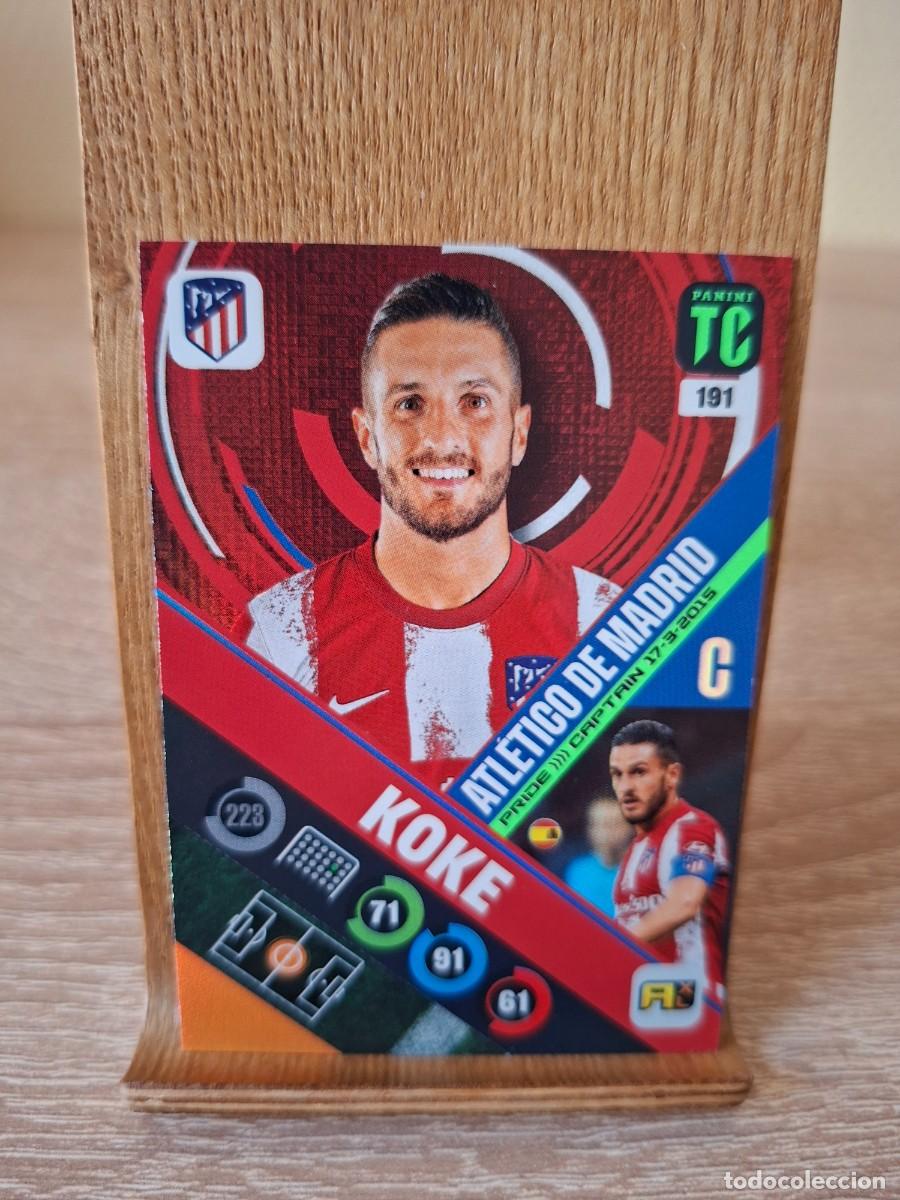 Cromos de f&uacute;tbol: Koke #191 Atl&eacute;tico de Madrid Top Class 2022 Adrenalyn XL Captain