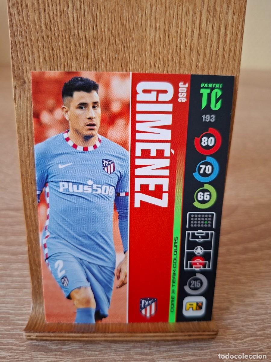 Cromos de f&uacute;tbol: Gim&eacute;nez #193 Atl&eacute;tico de Madrid Top Class 2022 Adrenalyn XL Team Colours