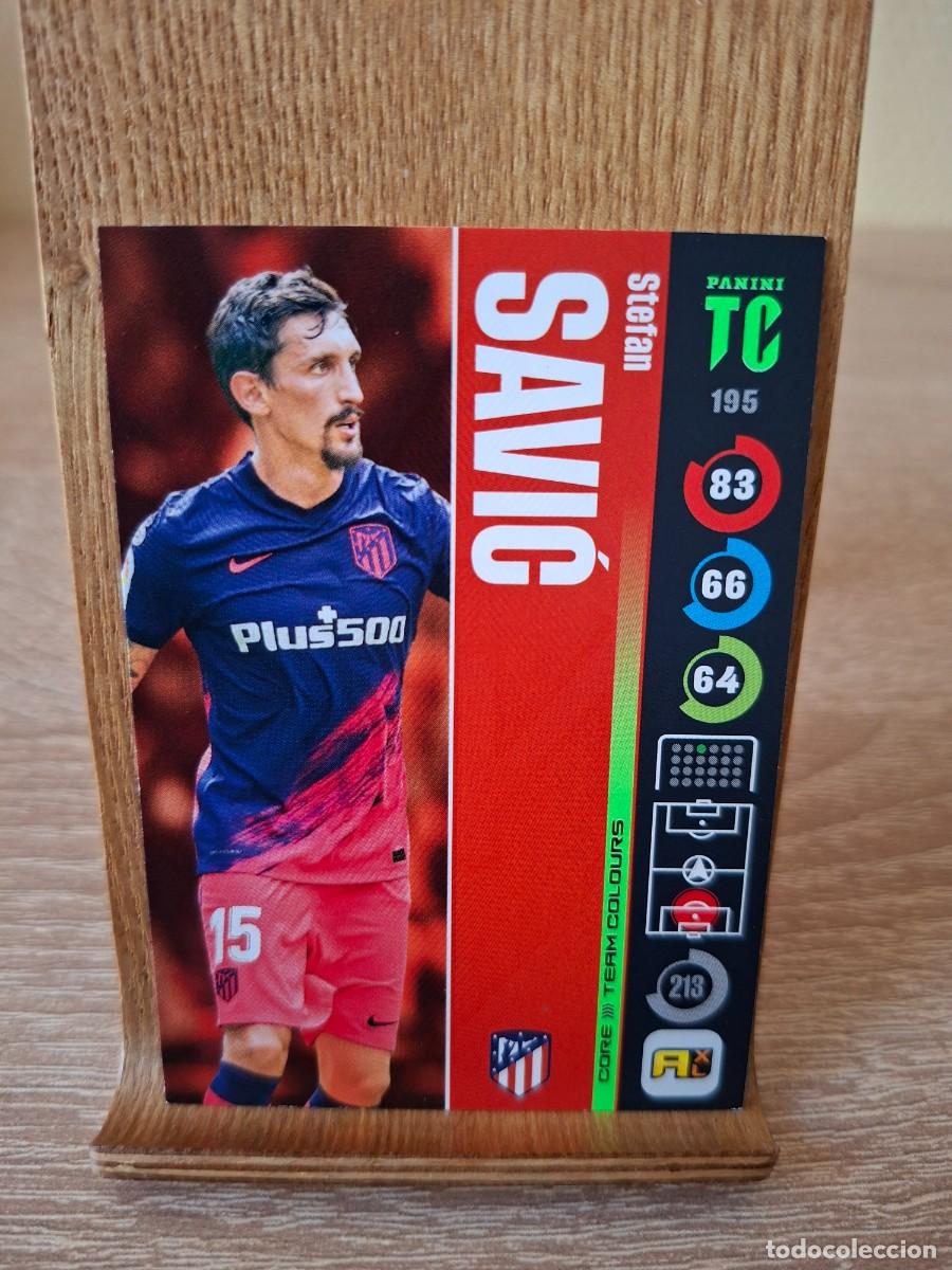 Cromos de f&uacute;tbol: Savic #195 Atl&eacute;tico de Madrid Top Class 2022 Adrenalyn XL Team Colours