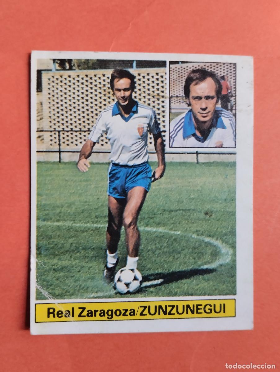 Cromos de f&uacute;tbol: ZUNZUNEGUI REAL ZARAGOZA ESTE 1981 1982 CROMO FUTBOL LIGA 81 82 - DESPEGADO