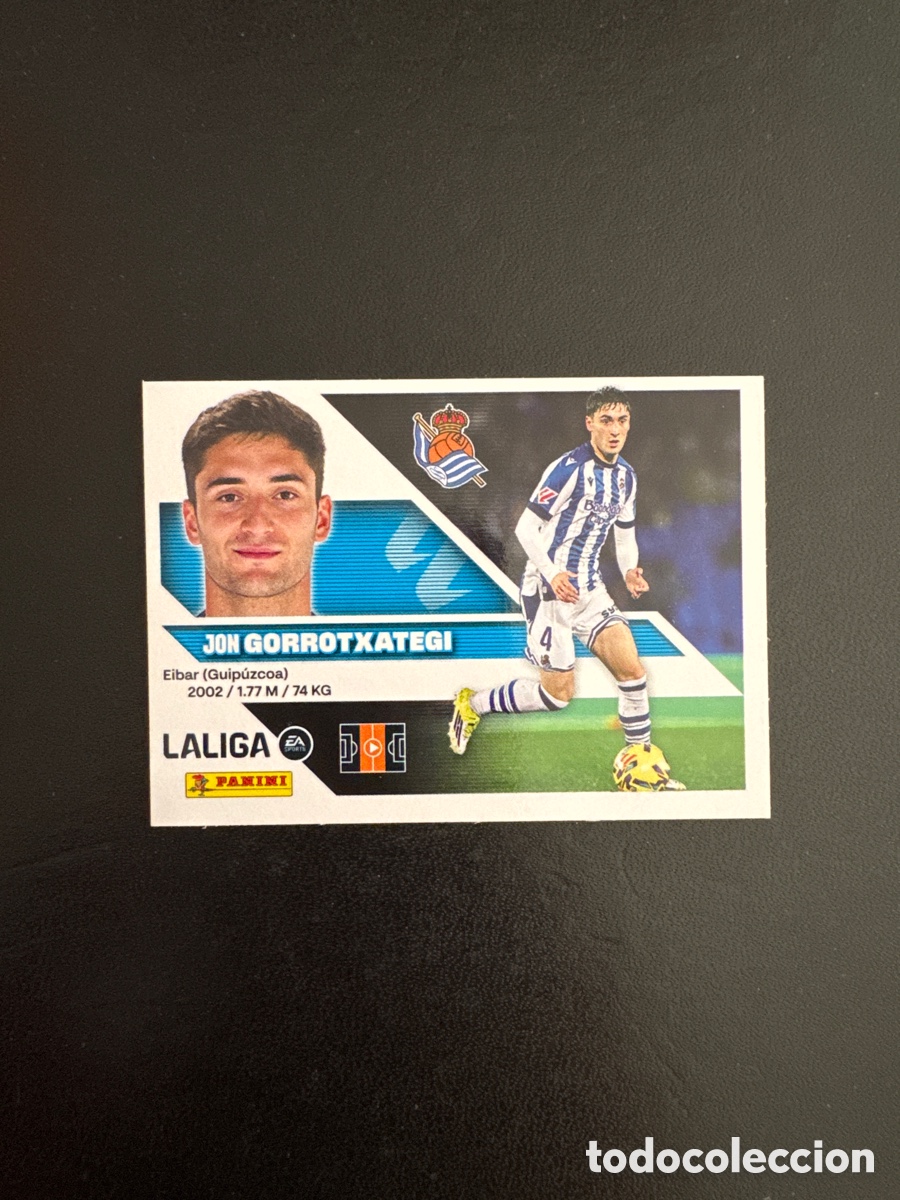 Cromos de f&uacute;tbol: GORROTXATEGI REAL SOCIEDAD NUMERO 10 LIGA ESTE 2026 2027