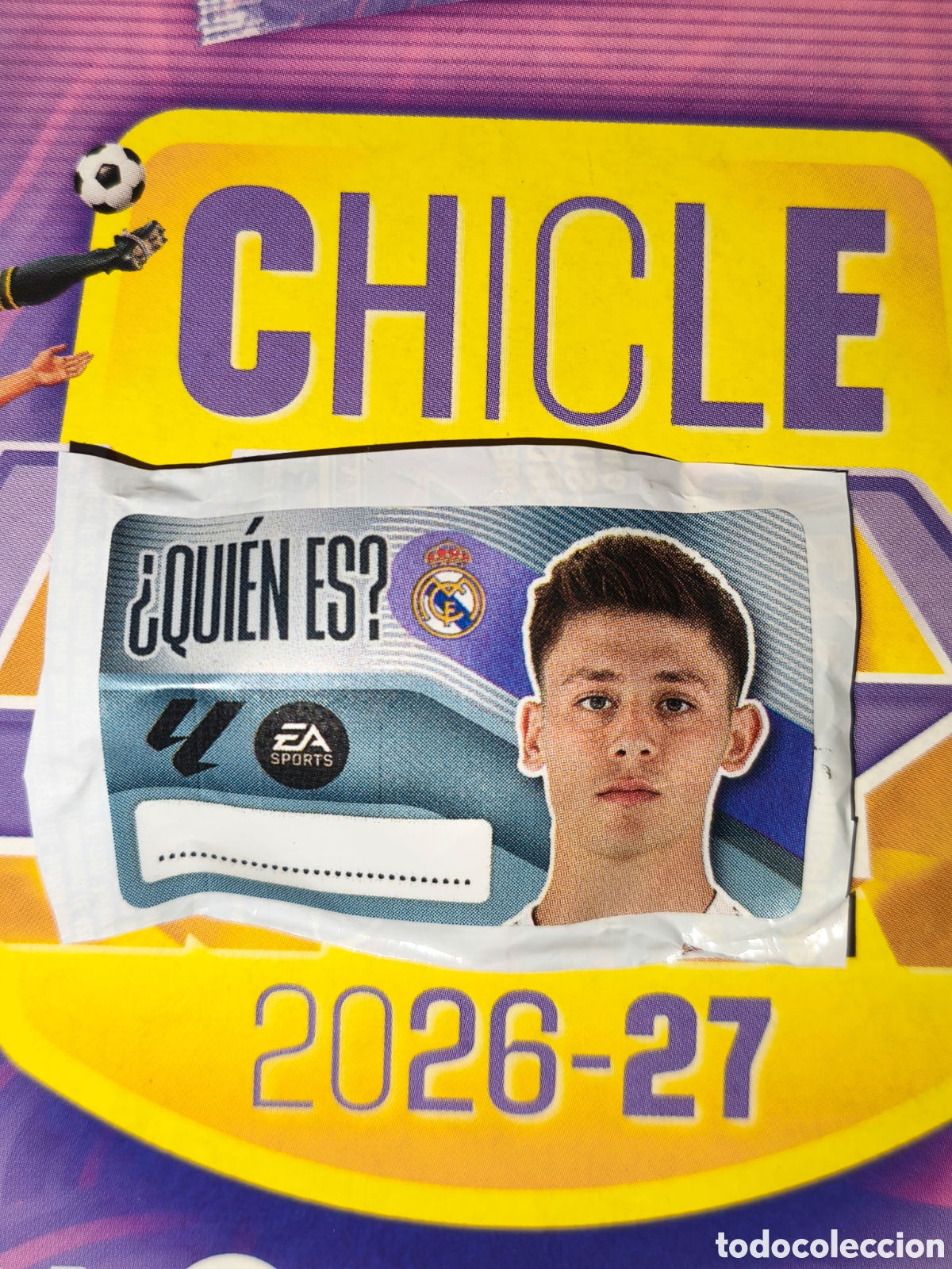 Cromos de f&uacute;tbol: Guler &iquest;QUI&Eacute;N ES? chicle liga este 26/27 Real Madrid