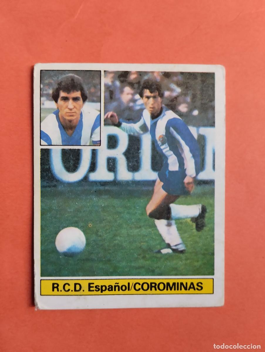 Cromos de f&uacute;tbol: COROMINAS R.C.D. ESPA&Ntilde;OL ESTE 1981 1982 CROMO FUTBOL LIGA 81 82 - DESPEGADO - FICHAJE
