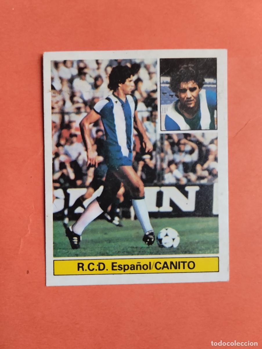 Cromos de f&uacute;tbol: CANITO R.C.D. ESPA&Ntilde;OL ESTE 1981 1982 CROMO FUTBOL LIGA 81 82 - DESPEGADO - FICHAJE