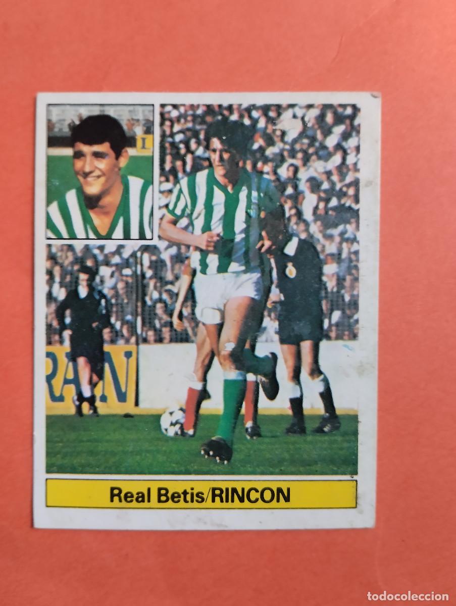 Cromos de f&uacute;tbol: RINCON BETIS ESTE 1981 1982 CROMO FUTBOL LIGA 81 82 - DESPEGADO - FICHAJE