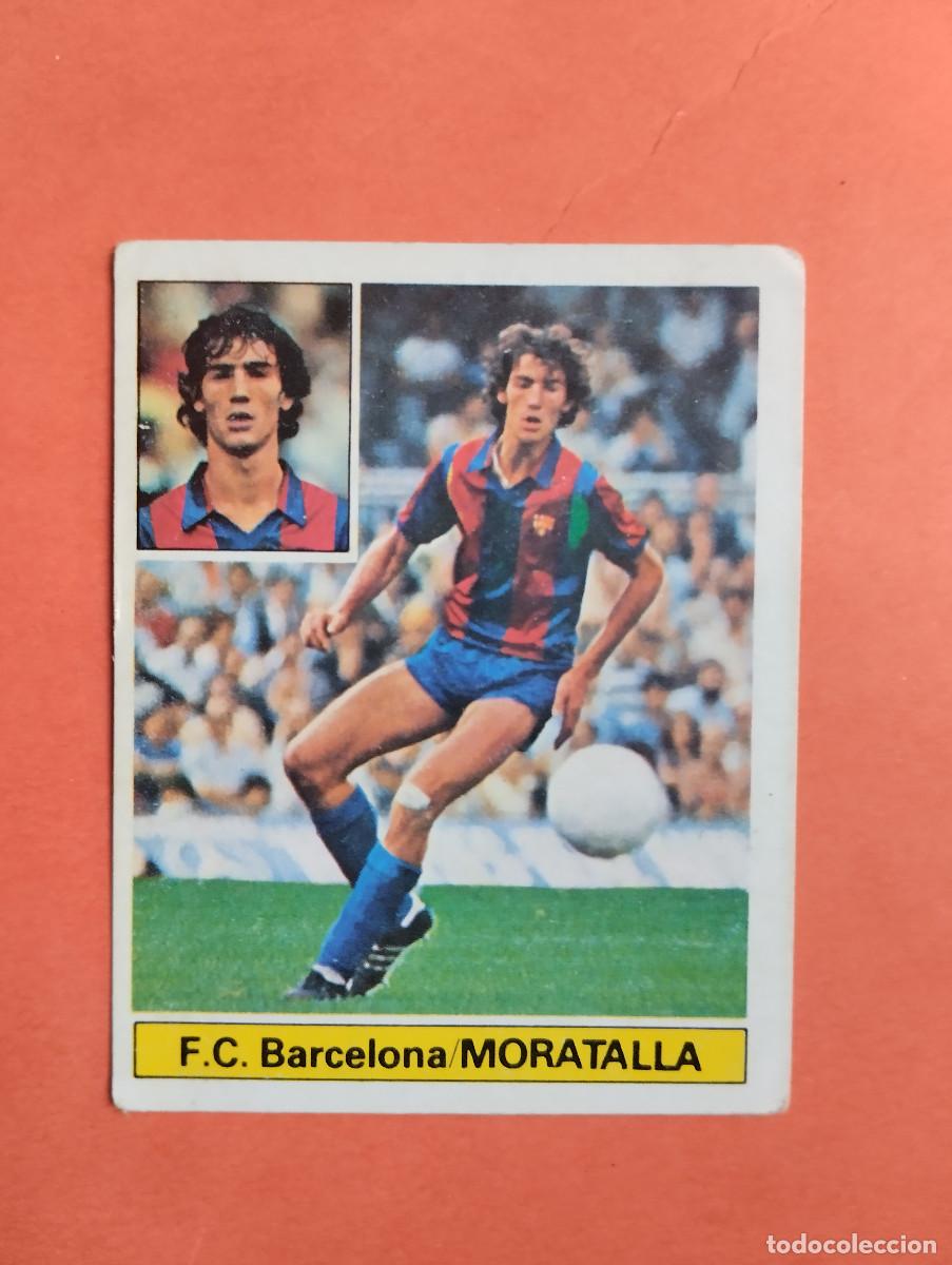 Cromos de f&uacute;tbol: MORATALLA F.C. BARCELONA ESTE 1981 1982 CROMO FUTBOL LIGA 81 82 - DESPEGADO - FICHAJE