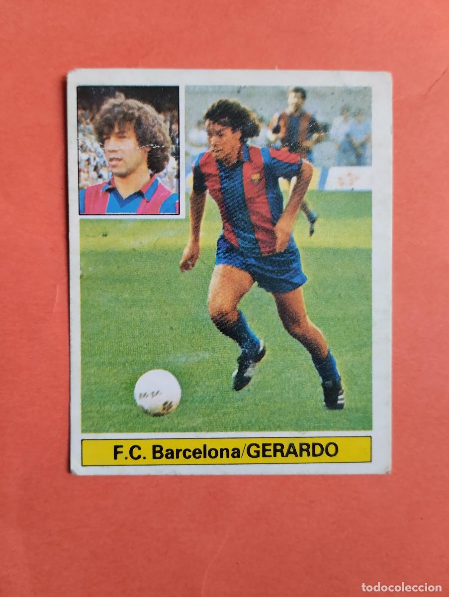 Cromos de f&uacute;tbol: GERARDO F.C. BARCELONA ESTE 1981 1982 CROMO FUTBOL LIGA 81 82 - DESPEGADO - FICHAJE