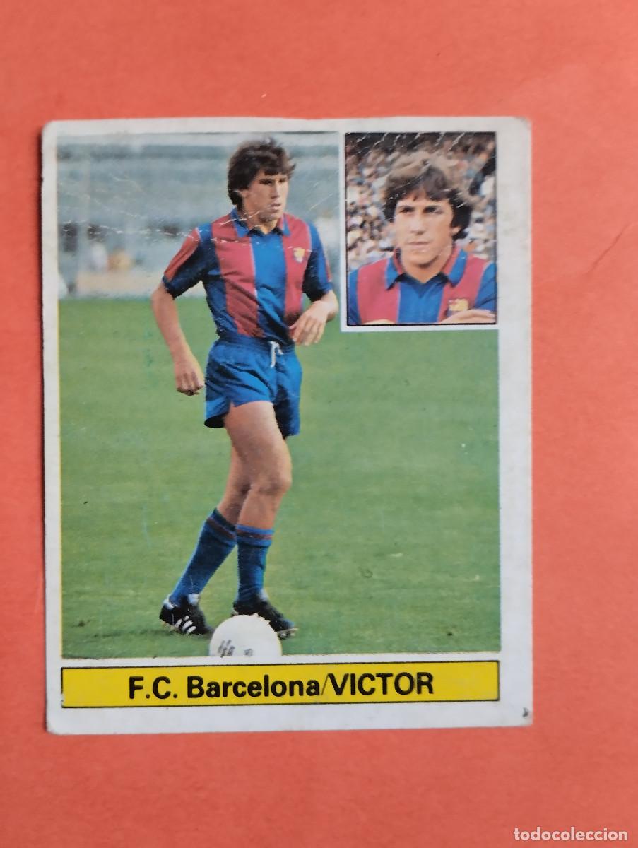 Cromos de f&uacute;tbol: VICTOR F.C. BARCELONA ESTE 1981 1982 CROMO FUTBOL LIGA 81 82 - DESPEGADO - FICHAJE