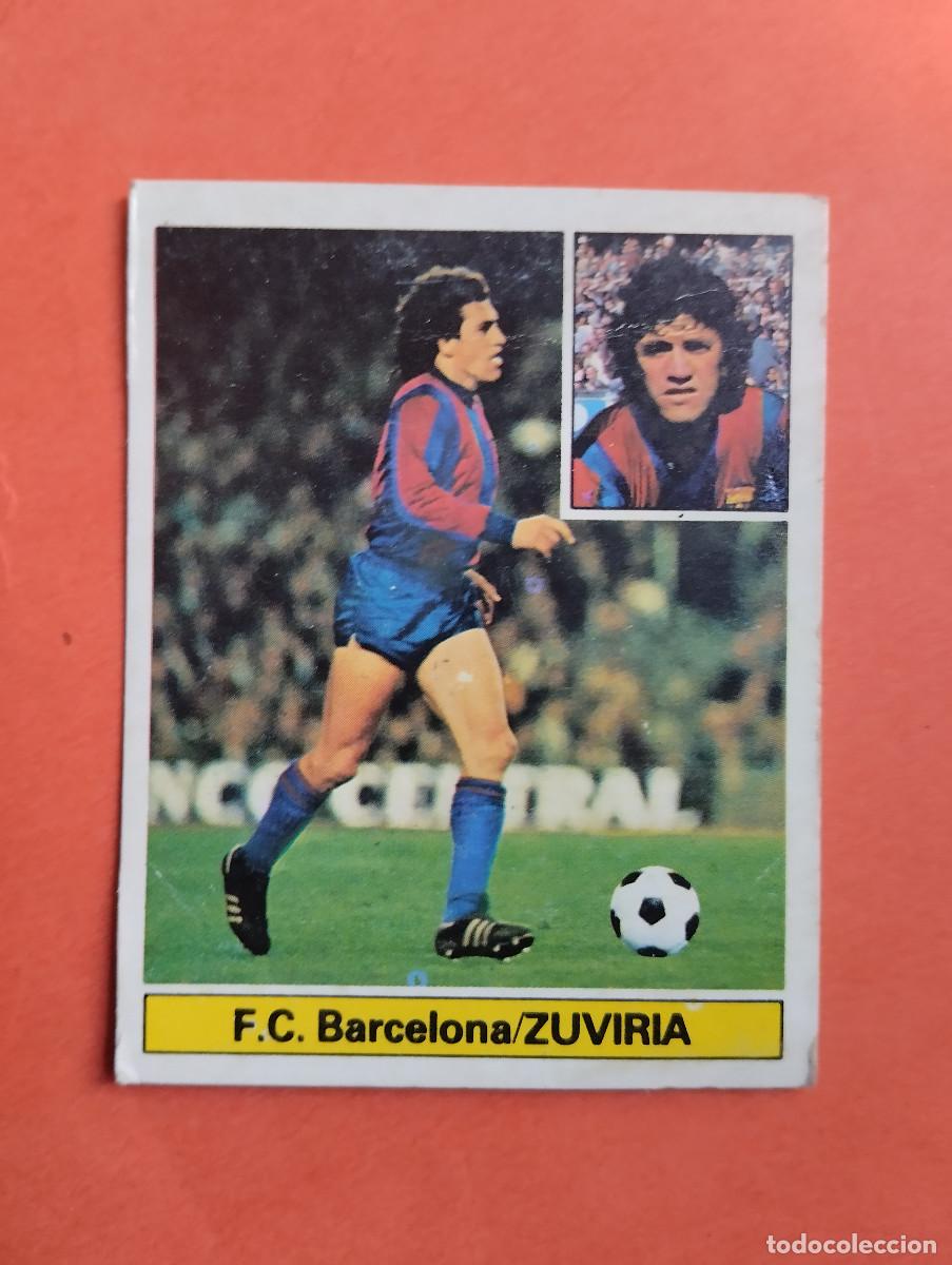 Cromos de f&uacute;tbol: ZUVIRIA F.C. BARCELONA ESTE 1981 1982 CROMO FUTBOL LIGA 81 82 - DESPEGADO -