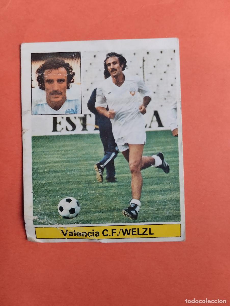 Cromos de f&uacute;tbol: WELZL VALENCIA ESTE 1981 1982 CROMO FUTBOL LIGA 81 82 - DESPEGADO -