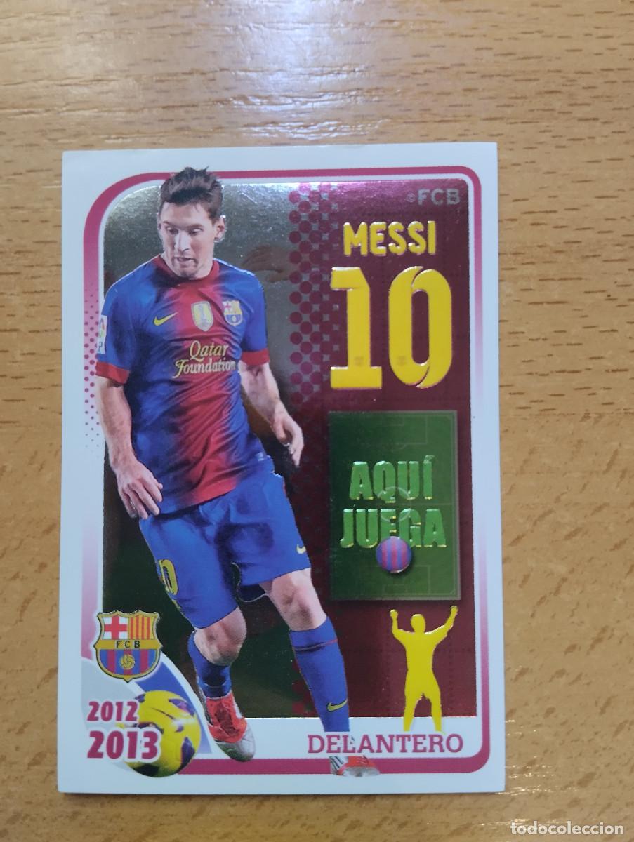 Football Stickers: 162 MESSI 10 BRILLO RELIEVE CROMOS BAR&Ccedil;A F.C. BARCELONA LIGA FUTBOL 2012 2013 12 13 PANINI
