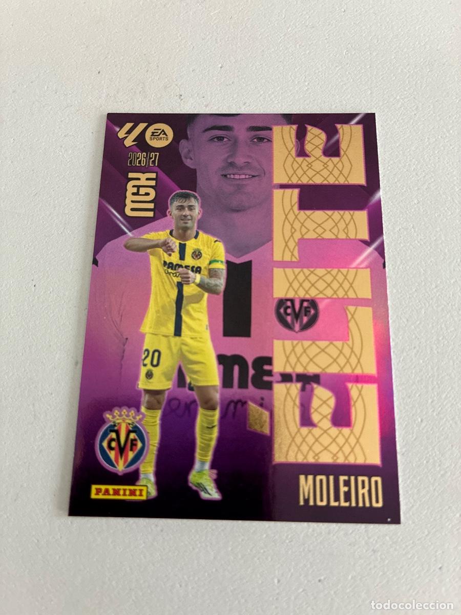 Cromos de f&uacute;tbol: 11 MOLEIRO VILLARREAL &Eacute;LITE MEGACRACKS 2026 2027