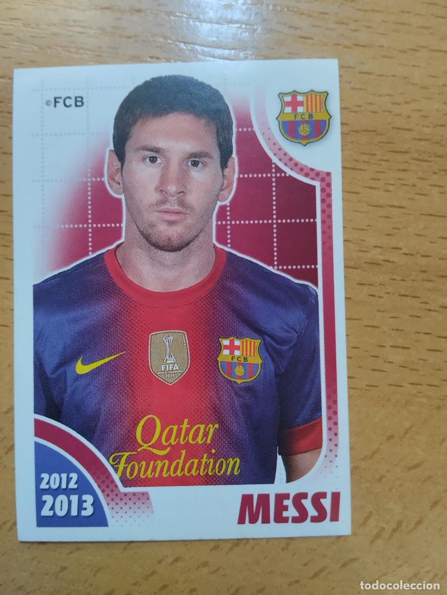 Cromos de f&uacute;tbol: 158 MESSI BARCELONA PANINI COLECCION OFICIAL 2013 2013 FUTBOL 12 13 - SIN PEGAR