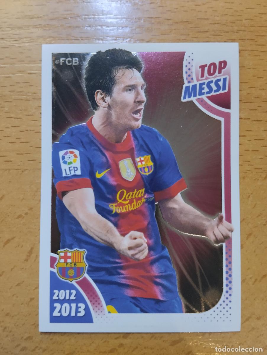 Cromos de f&uacute;tbol: 169 TOP MESSI FC BARCELONA 2012 2013 COLECCION OFICIAL SIN PEGAR