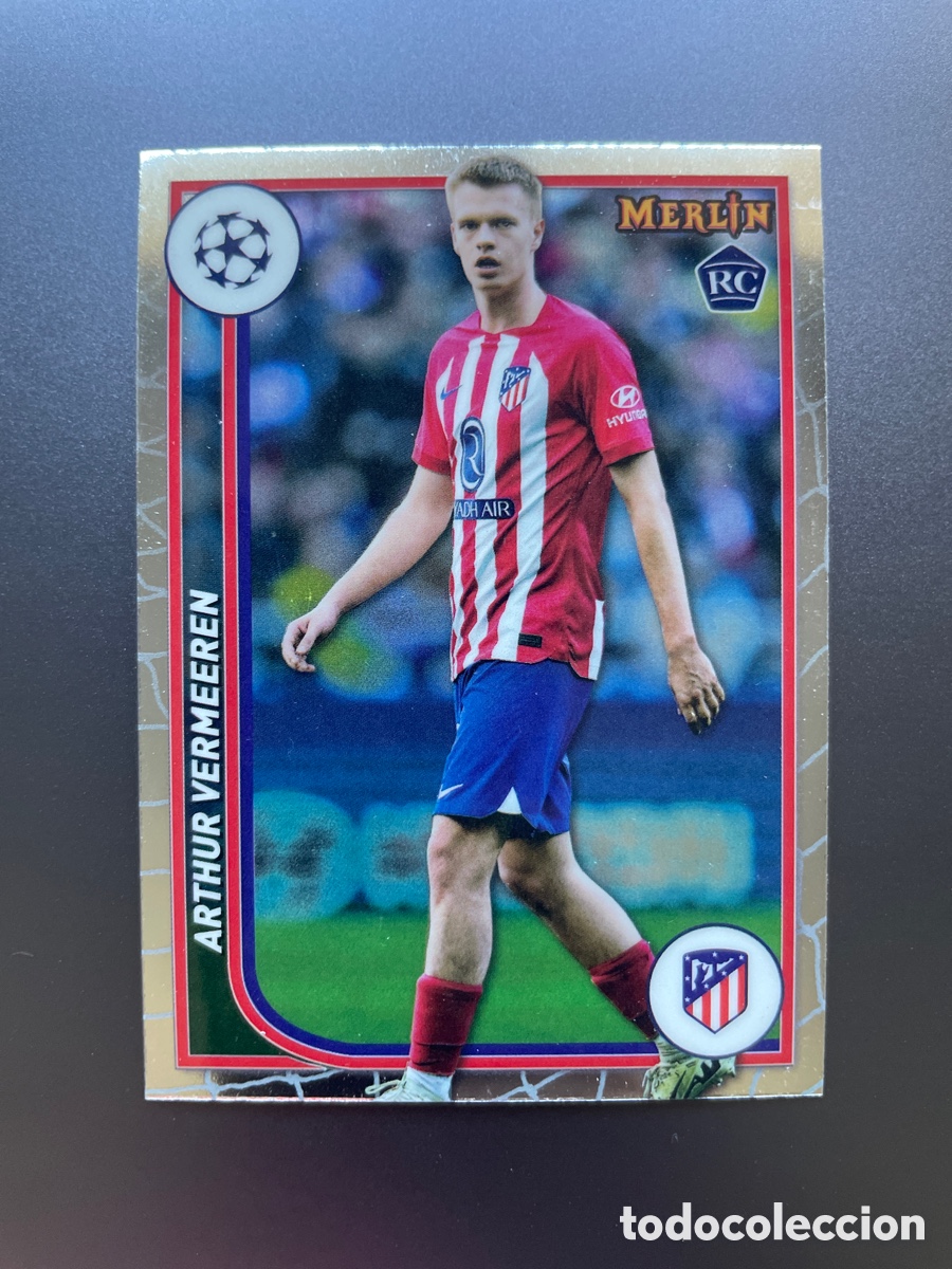 Figurine di Calcio: Vermeeren 112 Rookie Topps Merlin 2024 Atletico de Madrid