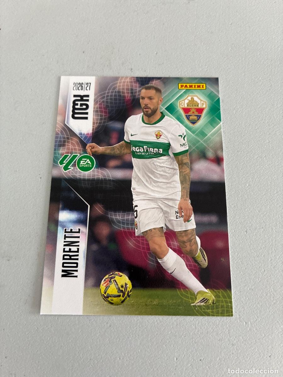 Cromos de f&uacute;tbol: 158 MORENTE ELCHE MEGACRACKS 2026 2027