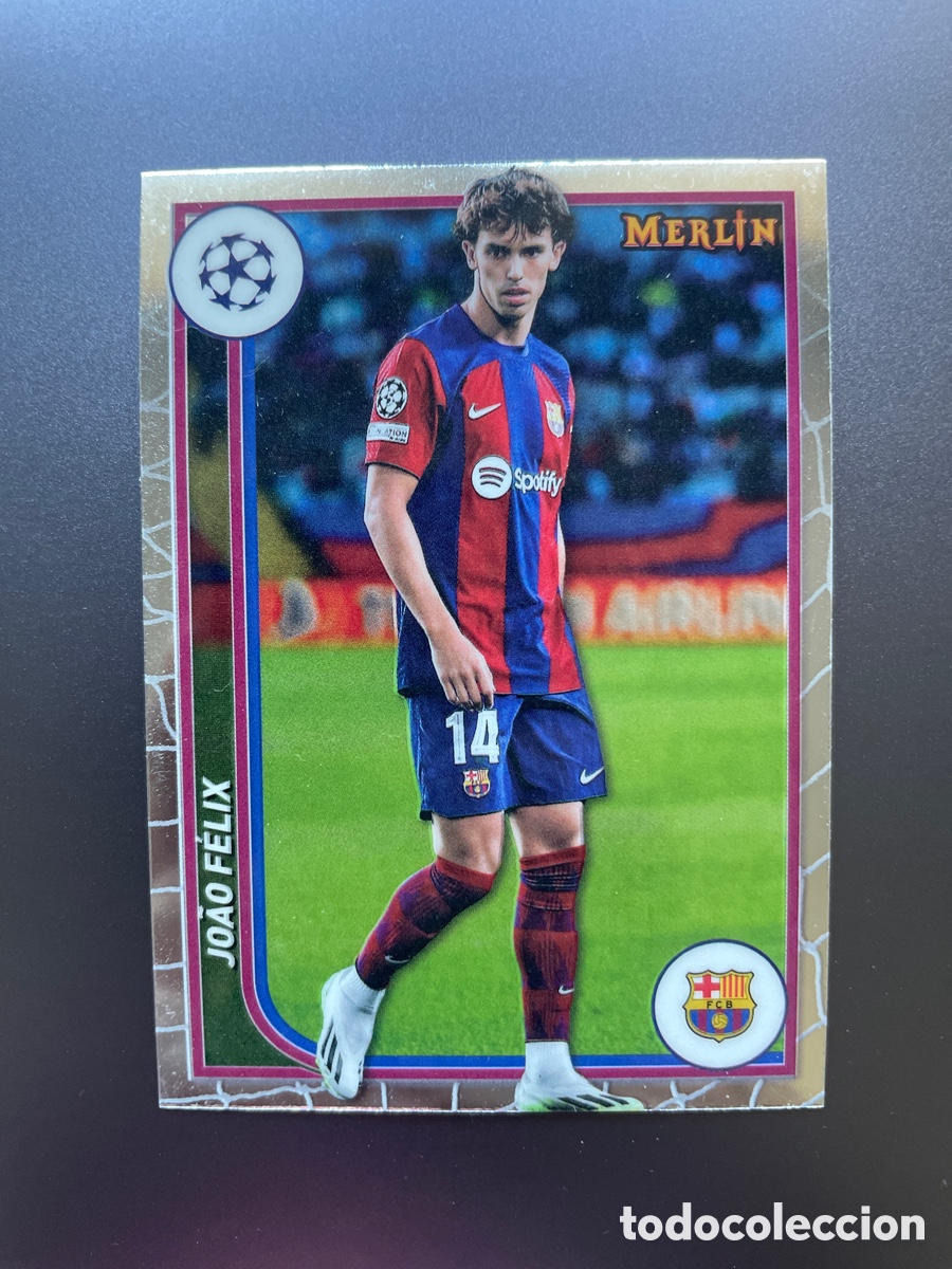 Figurine di Calcio: Joao Felix 40 Topps Merlin 2024 FC Barcelona