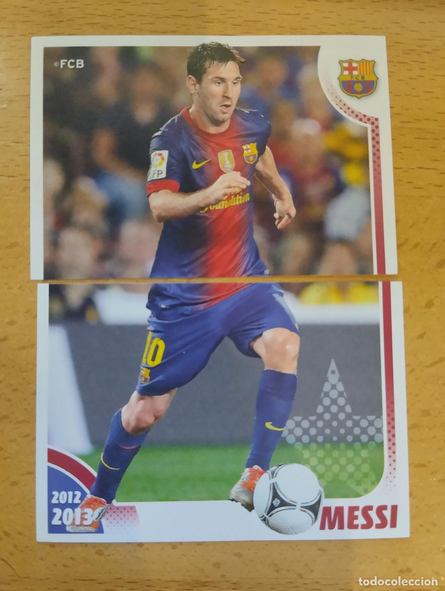 Cromos de f&uacute;tbol: COLECCI&Oacute;N OFICIAL BARCELONA 2012 2013 12 13 PANINI MESSI 159 160 BAR&Ccedil;A ALBUM LIGA F&Uacute;TBOL SIN PEGAR