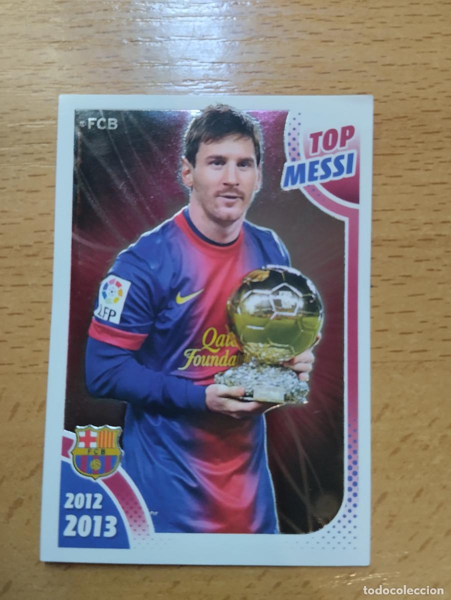 Cromos de f&uacute;tbol: 167 LIONEL MESSI TOP BALON DE ORO STICKER COLECCI&Oacute;N EL ALBUM DEL BAR&Ccedil;A FC BARCELONA 2012 2013 12 13