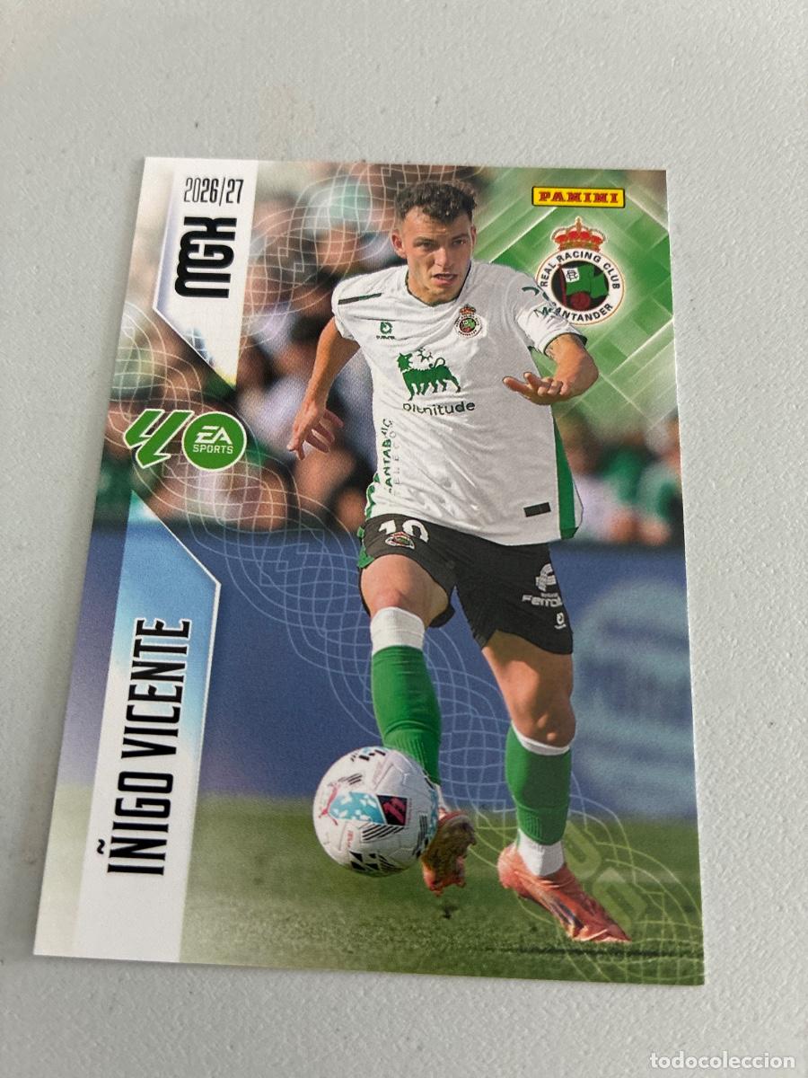 Cromos de f&uacute;tbol: 288 I&Ntilde;IGO VICENTE RACING SANTANDER MEGACRACKS 2026 2027