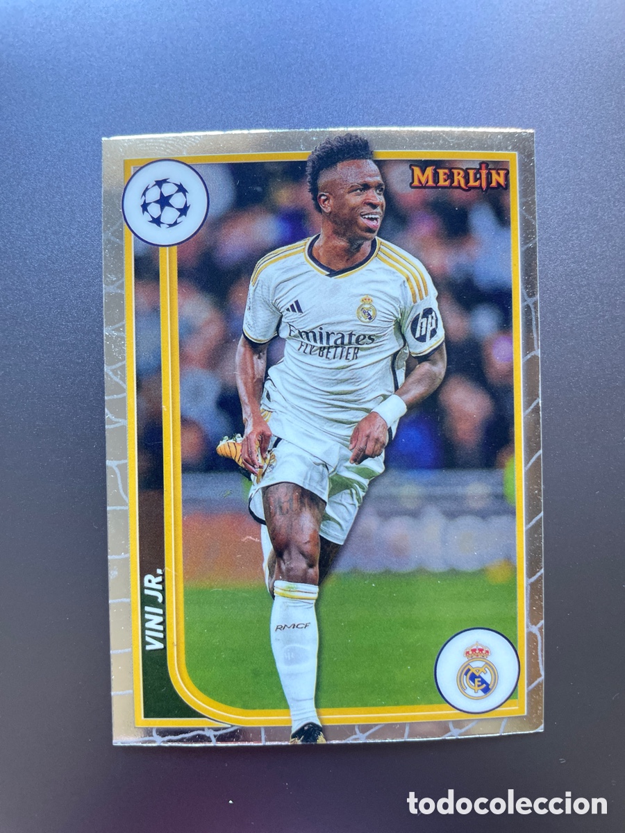 Fu&szlig;ball-Sticker: Vini Jr 104 Topps Merlin 2024 Real Madrid Vinicius