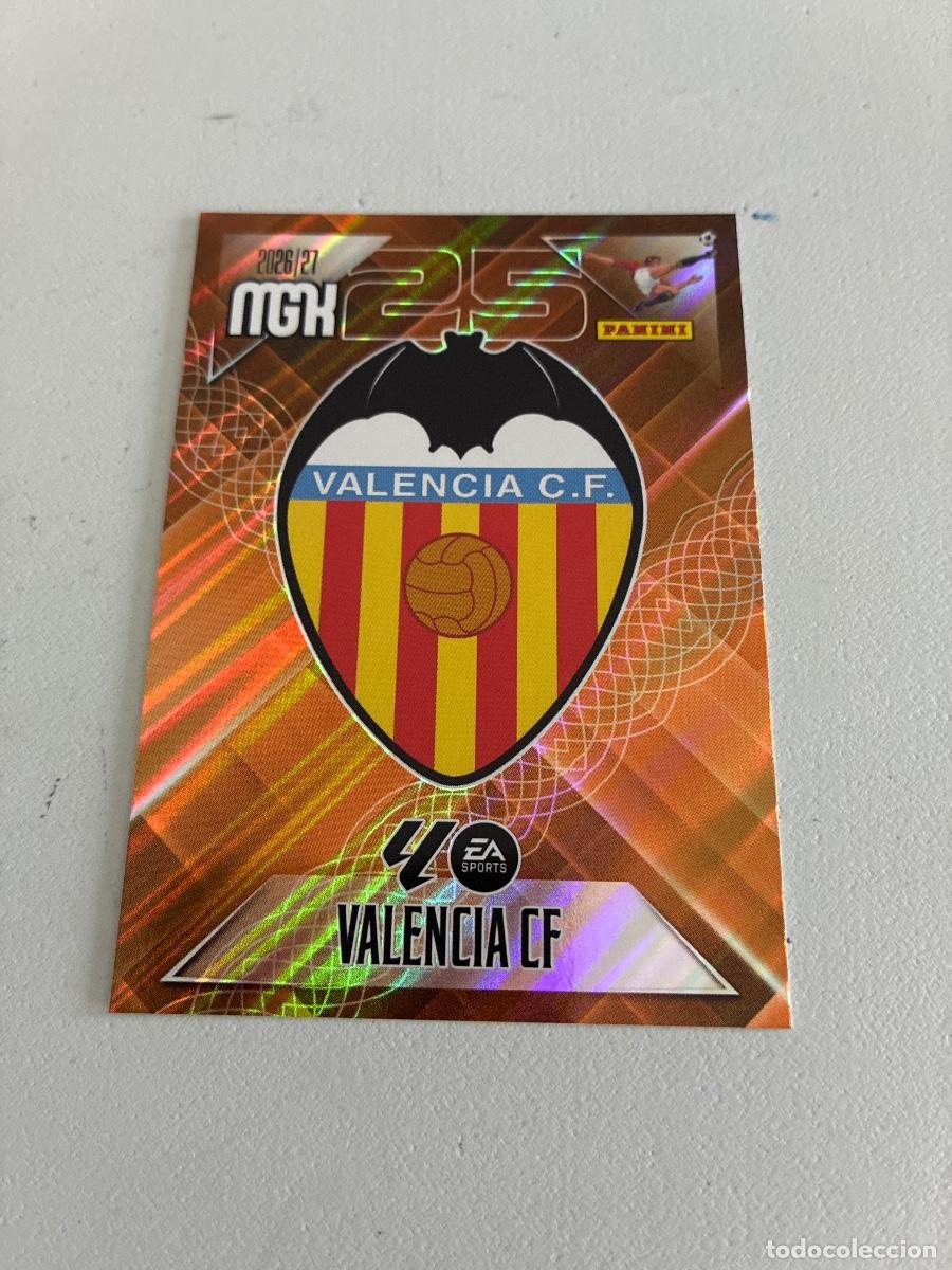 Cromos de f&uacute;tbol: 343 ESCUDO VALENCIA MEGACRACKS 2026 2027