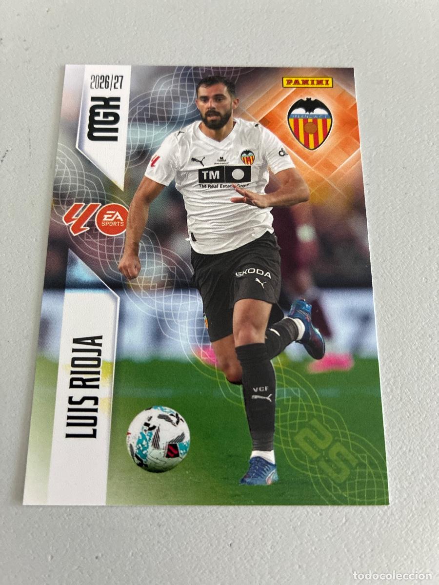 Cromos de f&uacute;tbol: 355 LUIS RIOJA VALENCIA MEGACRACKS 2026 2027