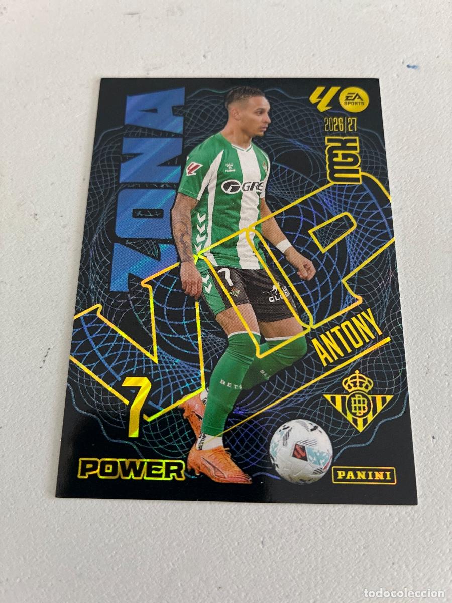 Cromos de f&uacute;tbol: 388 ANTONY ZONA VIP POWER REAL BETIS MEGACRACKS 2026 2027