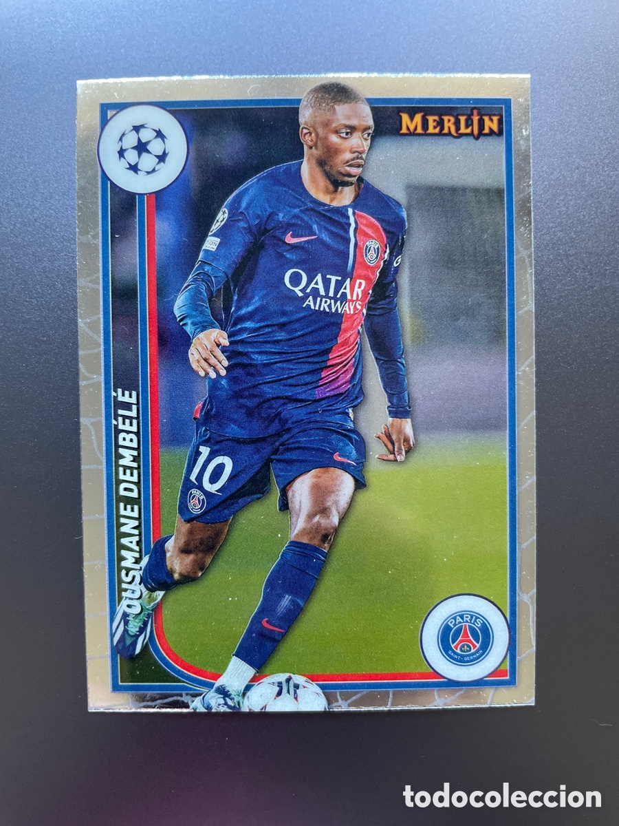 Figurine di Calcio: Dembele 94 Topps Merlin 2024 PSG