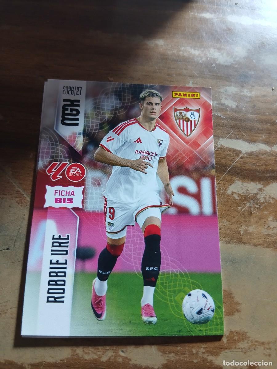 Cromos de f&uacute;tbol: CARD MEGACRACKS TEMPORADA 26/27: FICHA BIS ROBBIE URE, N&deg; 341 BIS