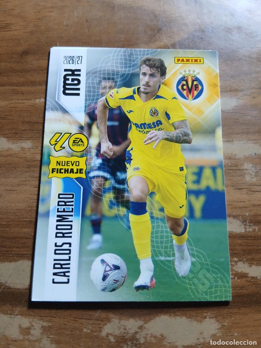 Football Stickers: CARD MEGACRACKS TEMPORADA 26/27: NUEVO FICHAJE CARLOS ROMERO, N&deg; 466