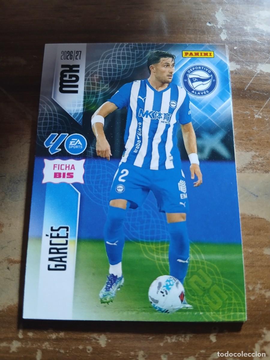Figurine di Calcio: CARD MEGACRACKS TEMPORADA 26/27: FICHA BIS GARC&Eacute;S, N&deg; 25 BIS
