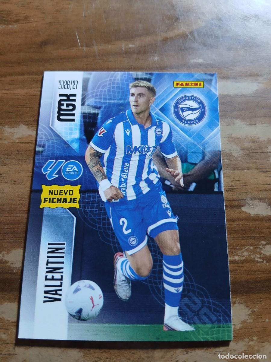 Cromos de f&uacute;tbol: CARD MEGACRACKS TEMPORADA 26/27: NUEVO FICHAJE VALENTINI, N&deg; 475