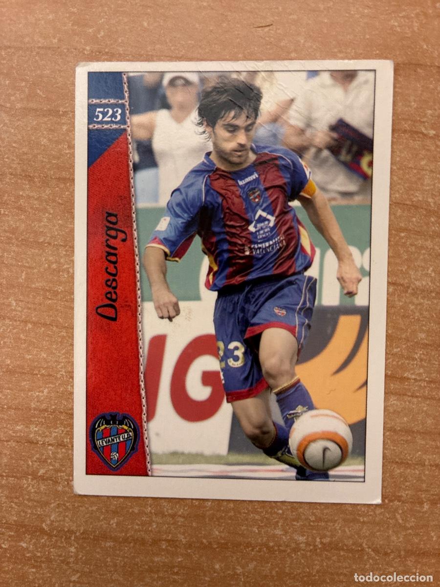 Cromos de f&uacute;tbol: 523 DESCARGA LEVANTE LAS FICHAS DE LA LIGA 2007