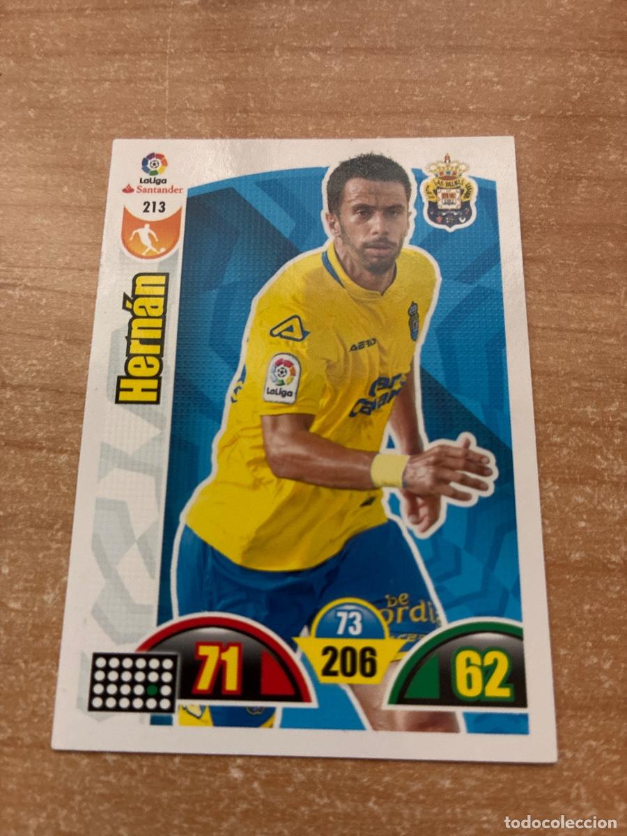 Cromos de f&uacute;tbol: 213 HERN&Aacute;N UD LAS PALMAS ADRENALYN 2017 2018