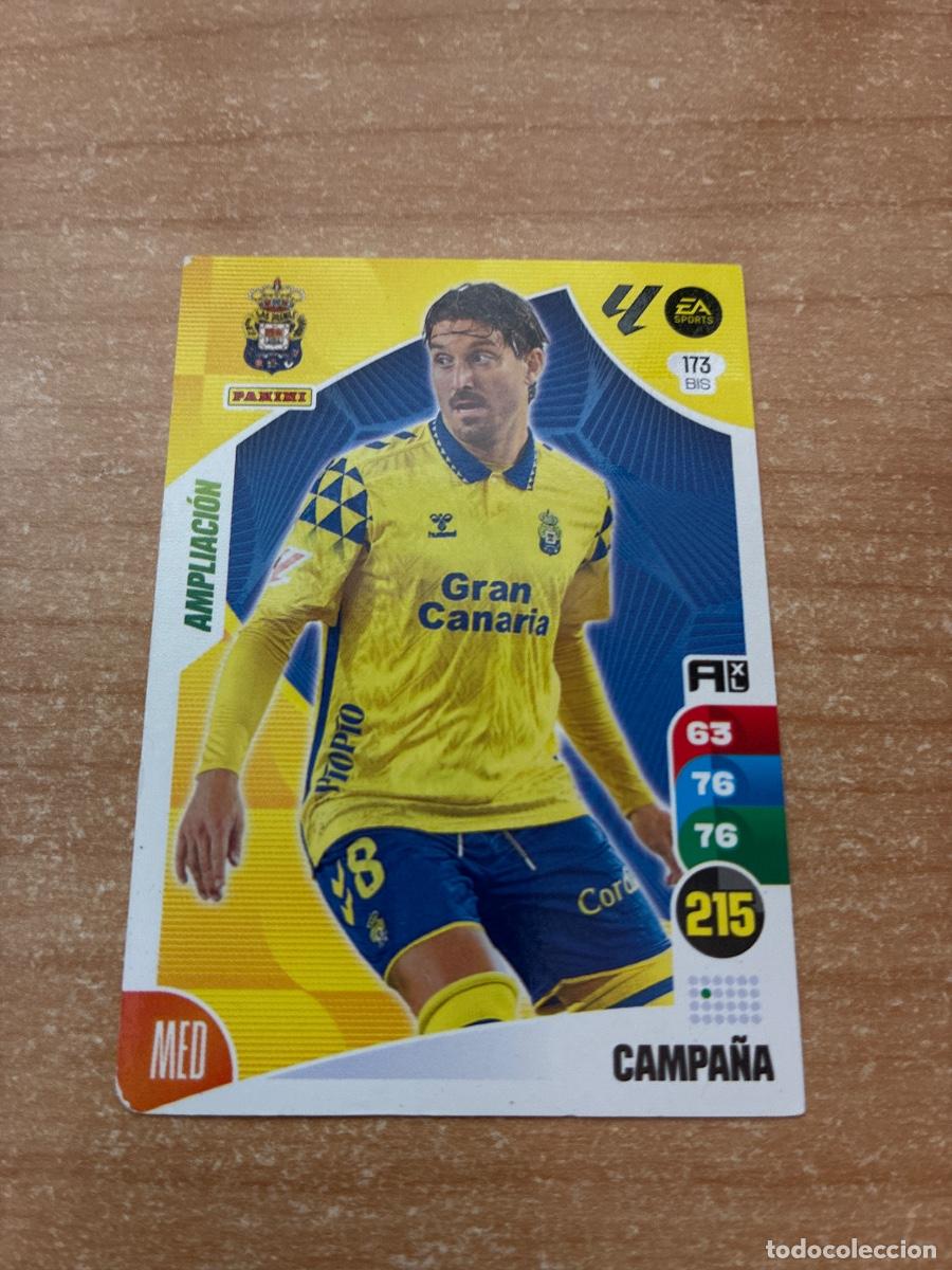 Cromos de f&uacute;tbol: 173 BIS CAMPA&Ntilde;A UD LAS PALMAS ADRENALYN 2024 2025